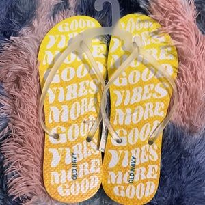 Old navy size 11 flip flops